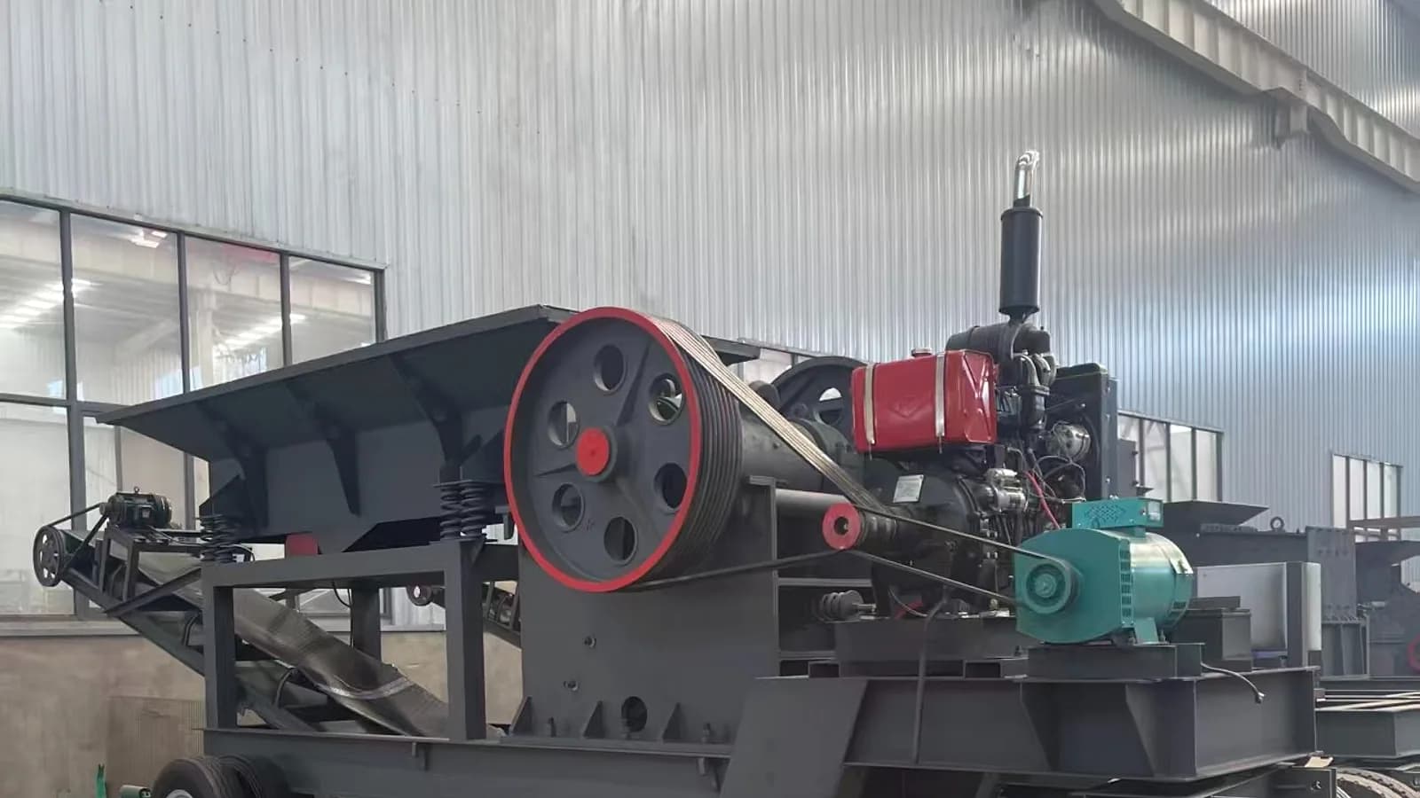 Mobile industrial machinery prepared for commercial enquiry